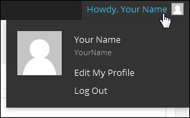 Howdy, User Name