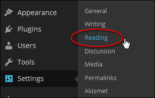 Settings Menu > Reading