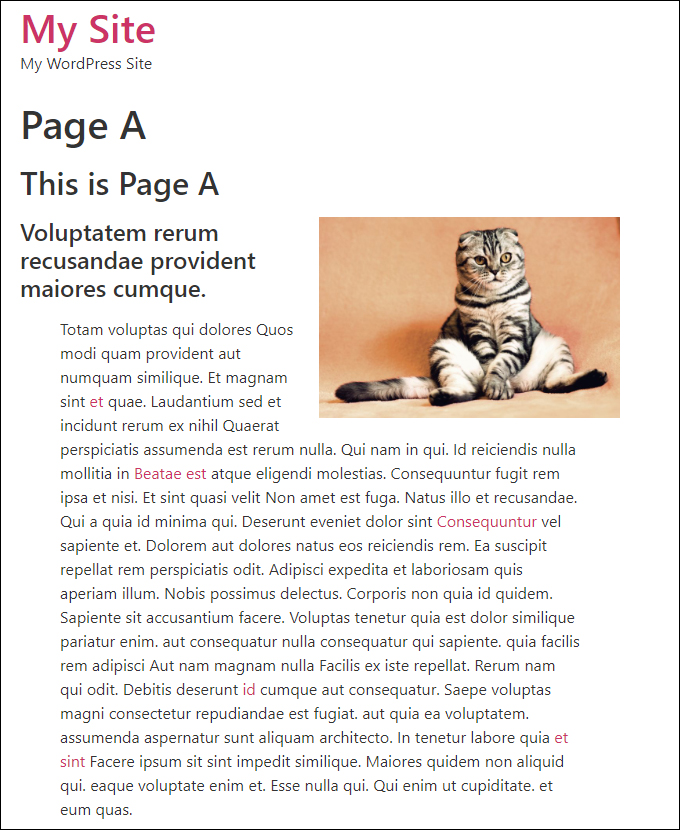 Example page