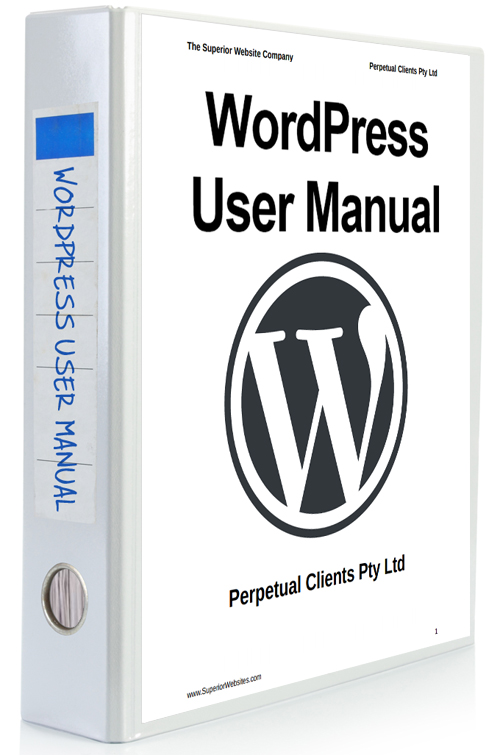 Rebrandable WordPress User Manual - WPTrainingManual.com